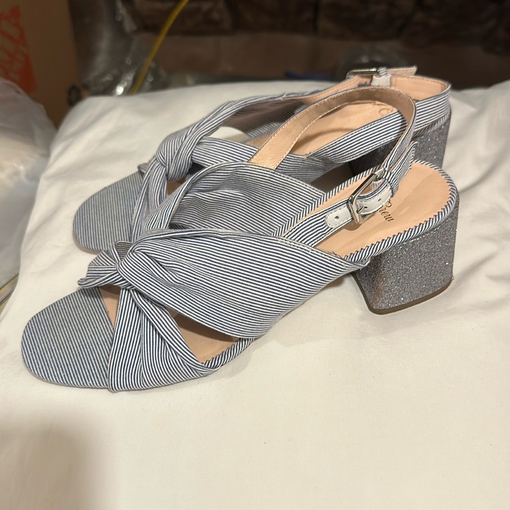 J Crew Heeled Sandals